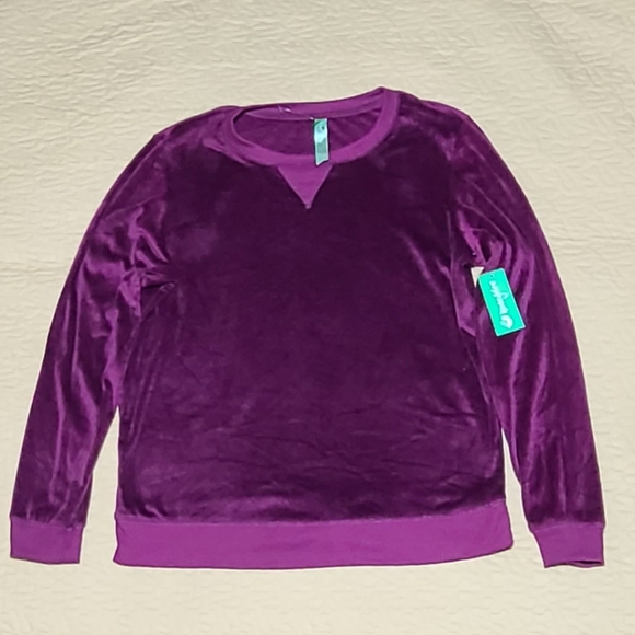 Honeydew soft fleece long sleeve pajama top size M - Picture 3 of 7